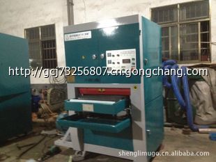 专业金属加工利器 生力630单双砂架水磨湿式金属砂光机，高效实现锯片抛光与拉丝